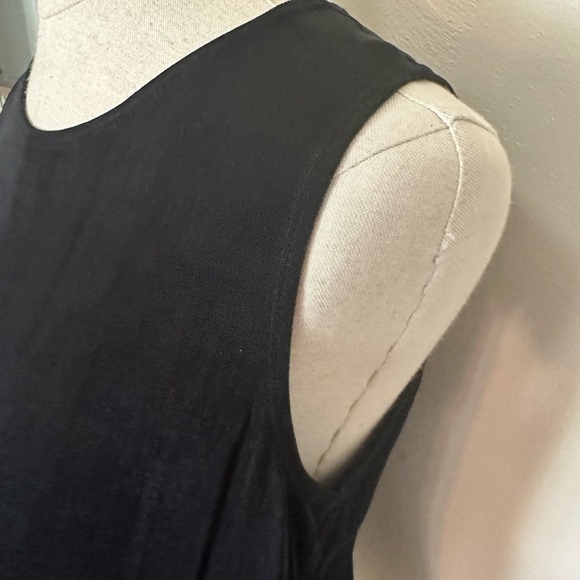 Ruby Rd. Slinky Basic Black Tank - Picture 2 of 5
